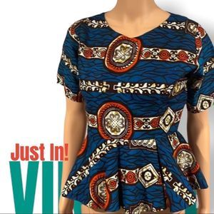 Vintage brand peplum shirt, fully lined